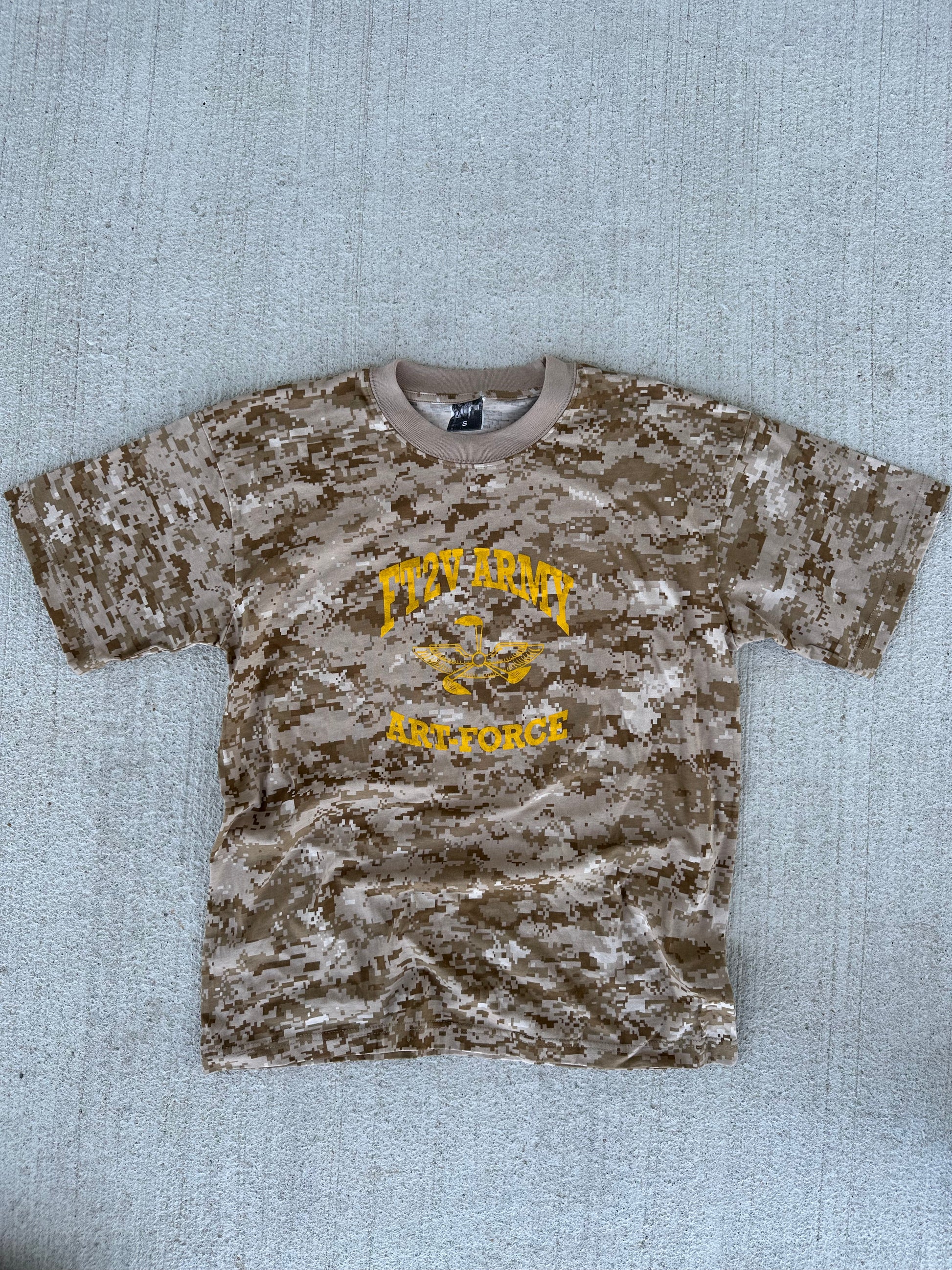 T-shirt camo "FT2V ARMY" (S)