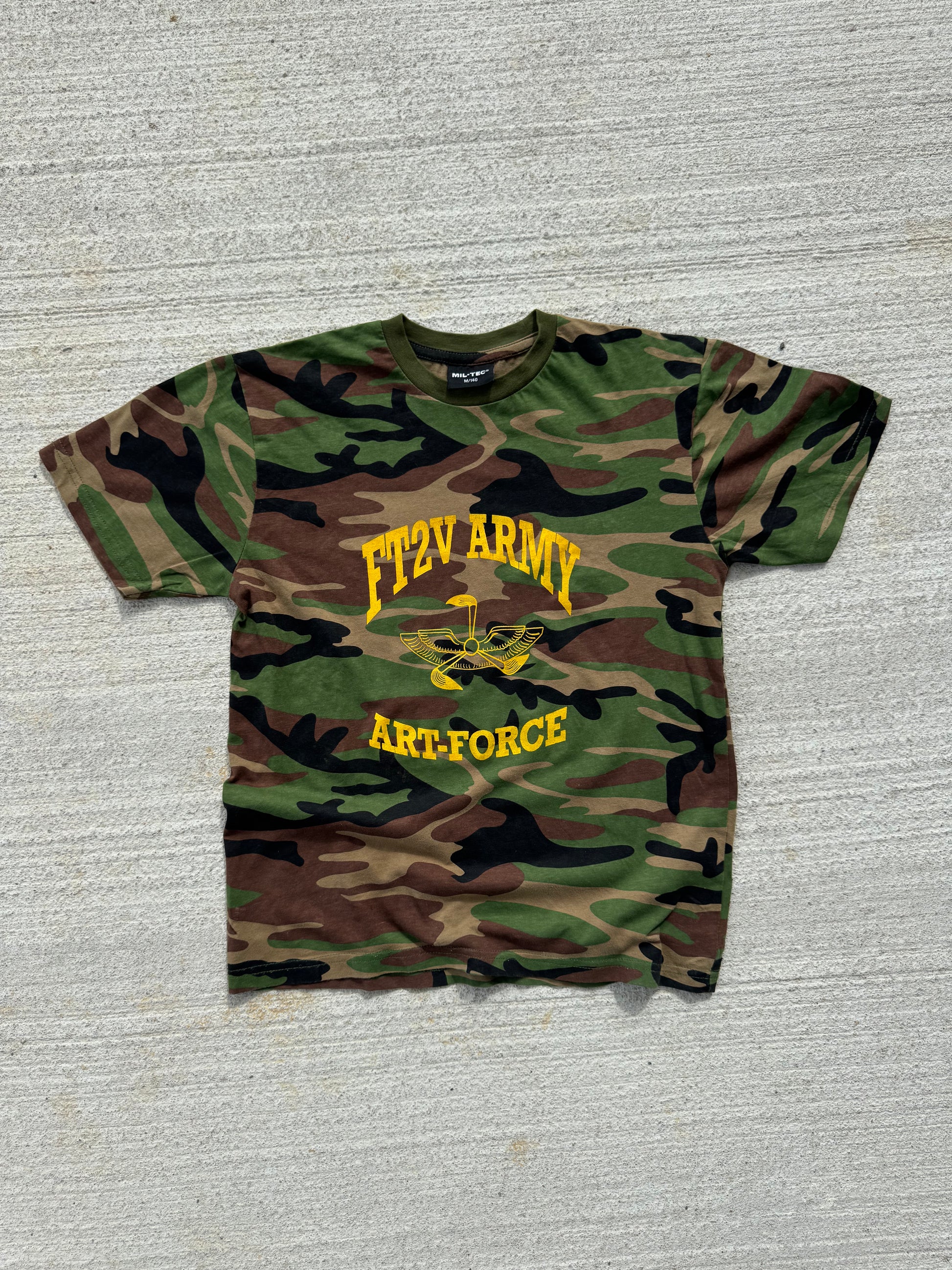 T-shirt camouflage "FT2V ARMY" (XS)