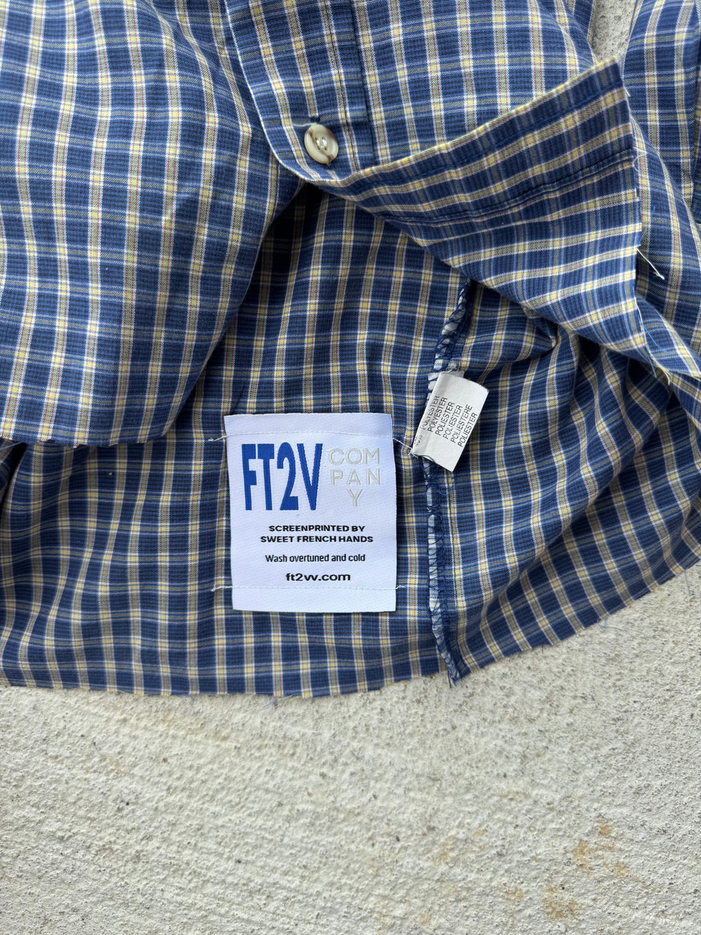 Chemise "IT'S NOT USED IT'S FASHION" (M)